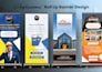 design professional retractable banner, standee and x stand
